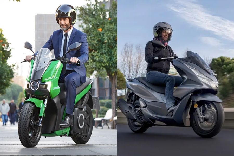 Un estudio comparativo entre scooter eléctricos o de combustión muestra las ventajas de la movilidad eléctrica.
