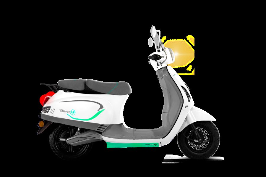 Motomel STRATOe blanco.