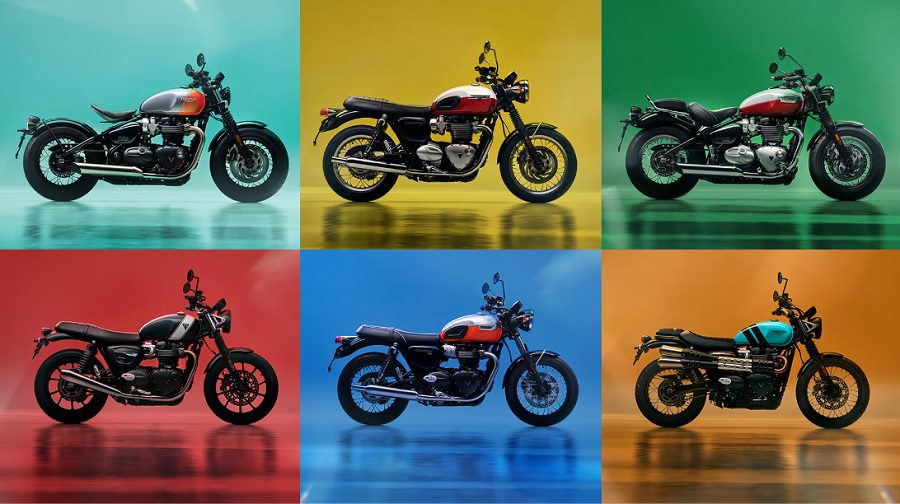 Triumph propone una explosión de colores para el 2025  Triumph propone una explosión de colores para el 2025