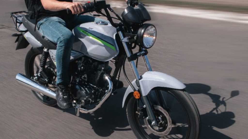 Una Motomel, marca que está segunda en ventas en el mercado argentino