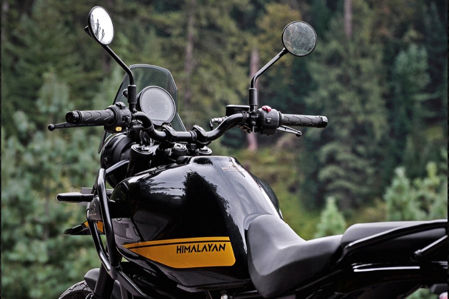 La pantalla TFT de la Royal Enfield Himalayan 450 es toda una novedad en la marca.