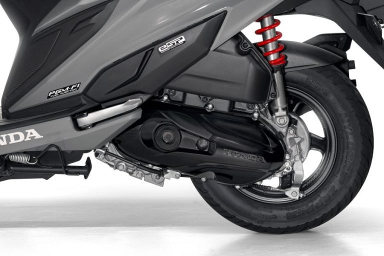 Amortiguación trasera de la Honda Elite 125