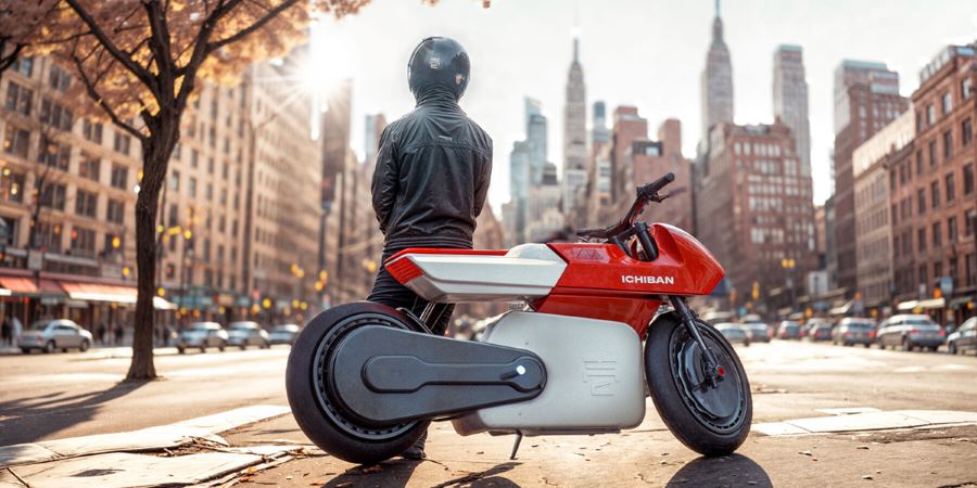 Moto eléctrica Ichiban: del anime a las calles | VIDEO Moto eléctrica Ichiban