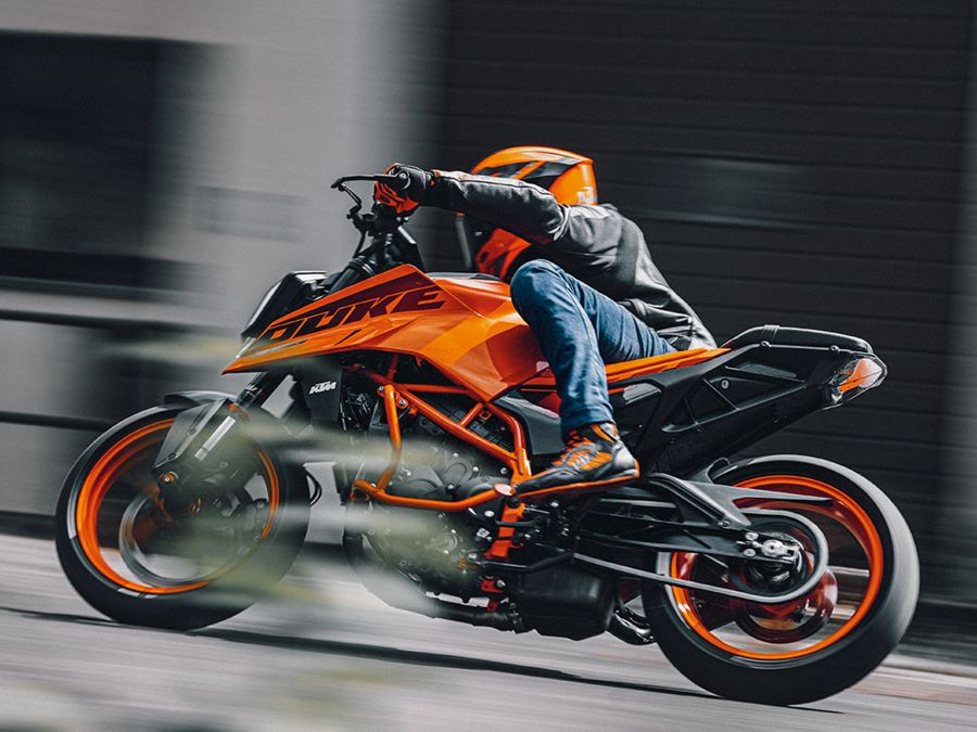 KTM 390 Duke velocidad máxima