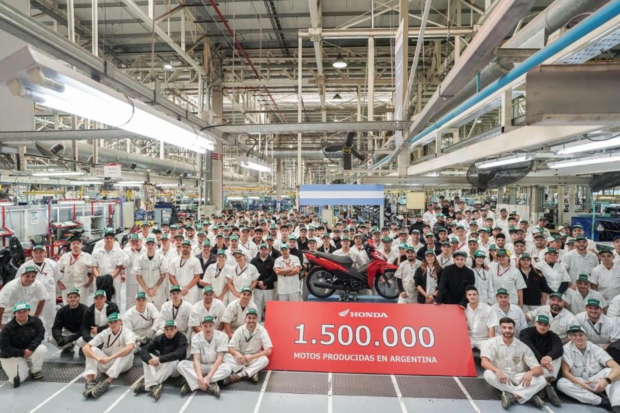 Honda superó 1.5 millones de motos fabricadas en Argentina