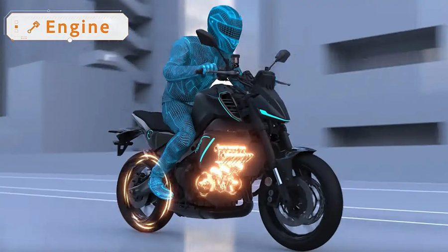 La Yamaha MT-09 PHEV tendrá 3 modos de funcionamiento