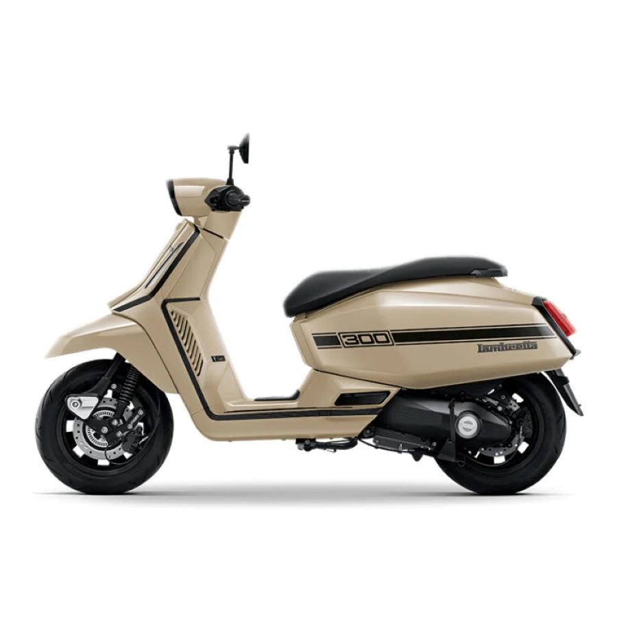 Scooter Lambretta X300 SR monocilíndrico de 275 cc y estilo italiano moderno
