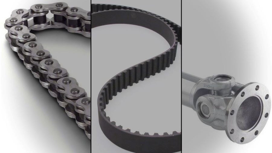 Cadena, correa o cárdan