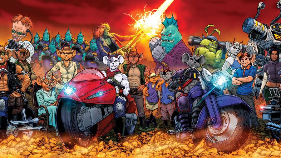 Carátula de la serie Biker Mice From Mars