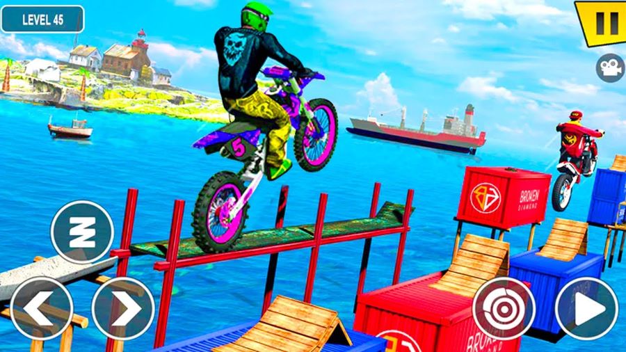 Captura de pantalla del juego Moto Trial Racing