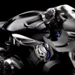 Foto artística que muestra media RMB01 sobre fondo negro