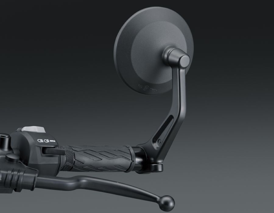 Espejo redondo en la punta del puño de las Suzuki GSX-8T y 8TT 2025