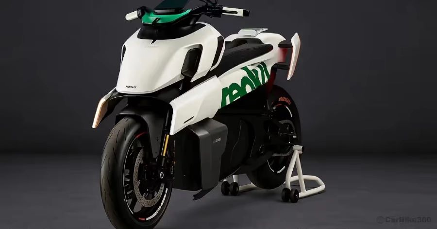 Ather Redux: la moto-scooter que cambia con solo un botón El scooter Ather Redux visto desde adelante