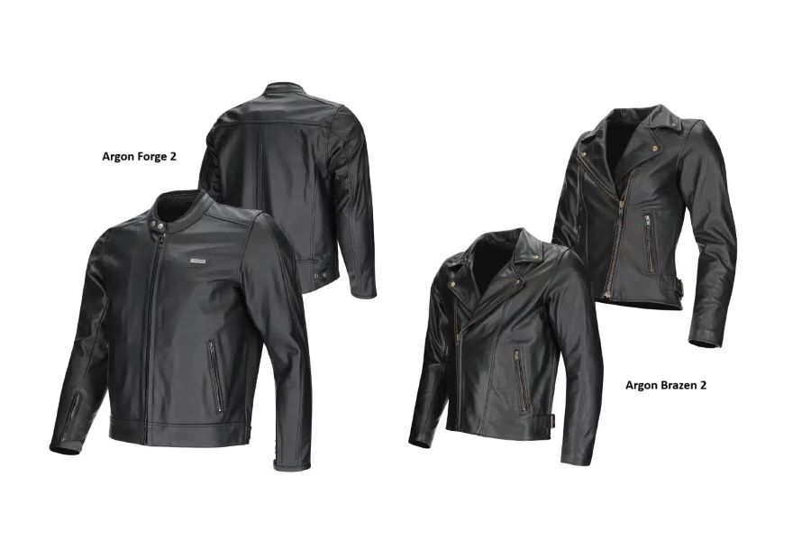 Imagen de chaquetas de cuero Argon Brazen 2 negras