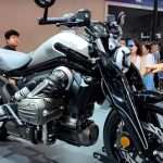 Benda P51: Tradición bóxer y tecnología híbrida en 70 CV Vista lateral derecha de una Benda P51 concept expuesta en China