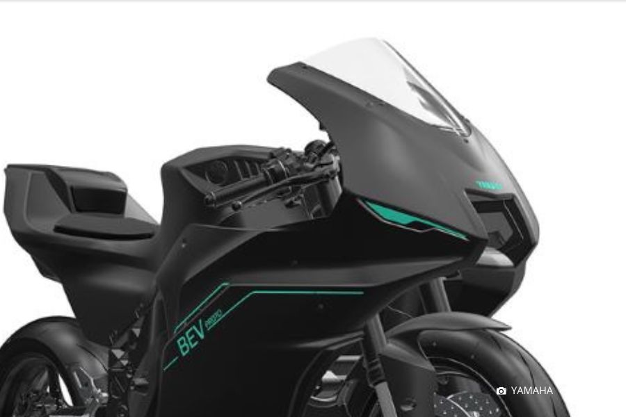 Vista parcial del prototipo Yamaha Proto BEV