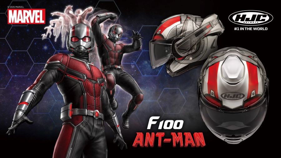 HJC F100 Ant-Man: protección de superhéroe