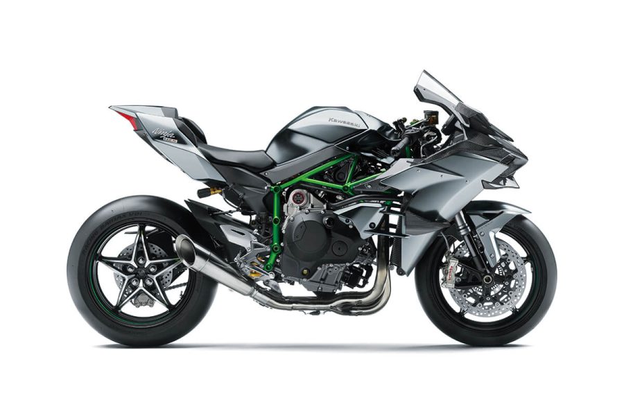 Ninja H2R: Regresa la hiperdeportiva sobrealimentada Vista lateral derecha de la Kawasaki H2R 2026