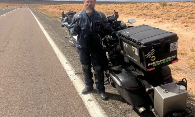 Pat Cornell y un viaje récord con propósito solidario