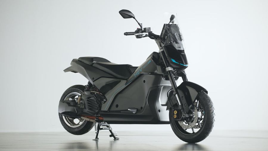 Proto HEV de Yamaha Vista lateral derecha del prototipo Proto HEV de Yamaha