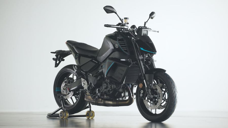 Prototipo PHEV de Yamaha Vista lateral derecha del proto PHEV de Yamaha