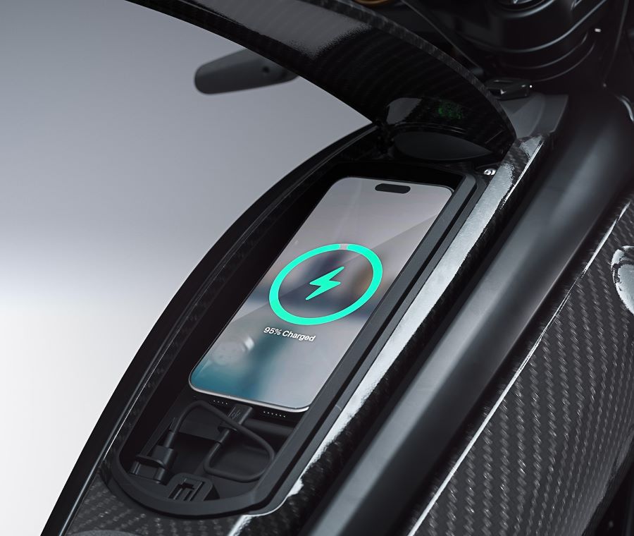 Flying Flea S6, la scrambler eléctrica creada por Royal Enfield Una FlyingFlea S6 cargándose