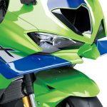 Para frontal de una Kawasaki Ninja ZX‑10R 2026 en la que se aprecian los alerones