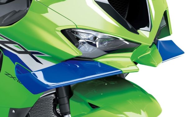 Ninja ZX‑10R: con winglets, chasis y suspensión de WSBK
