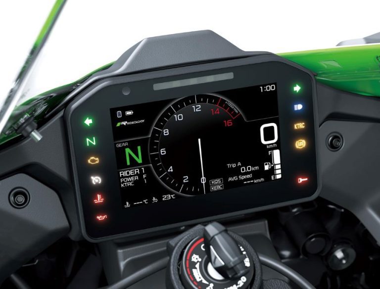 pantalla de la Kawasaki Ninja ZX‑10R 2026
