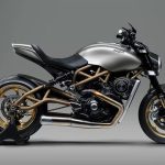 Vista lateral derecha de una moto Langen LightSpeed