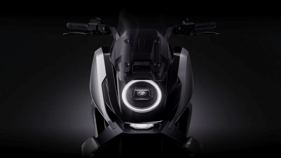 NIU Concept 06 rompe filas con copiloto IA, potencia y lujo Faro frontal del prototipo Niu Concept 06