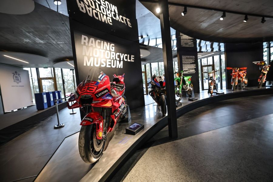El Museo de Motociclismo de FIM abre sus puertas al mundo Una galería lateral del Museo de la FIM