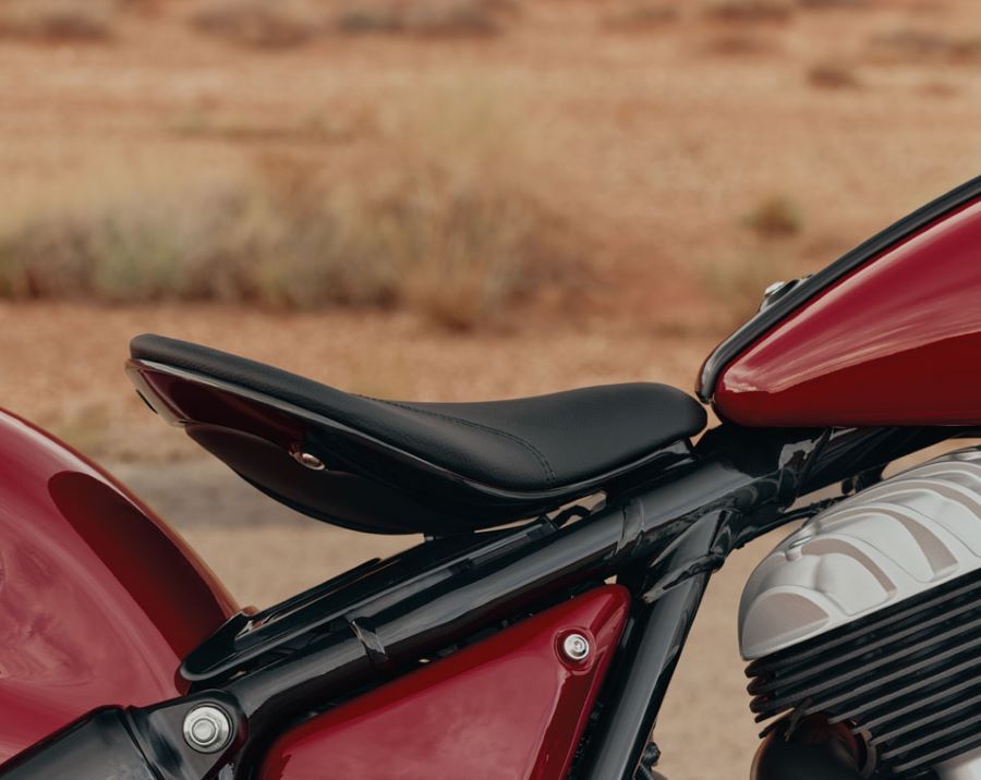 Asiento individual de una moto Indian chief Vintage 2026
