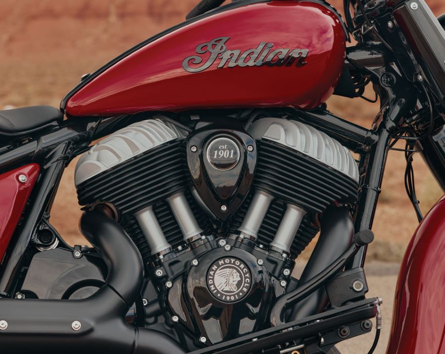 Motor de una moto Indian Chief Vintage 2026