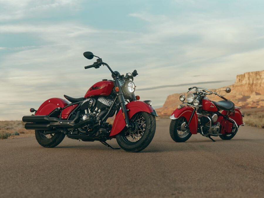 La nueva India Chief Vintage junto al modelo del año 1940