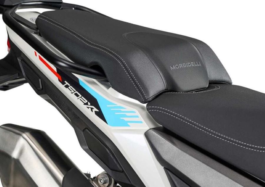 El trail medio se despabila con la Morbidelli T502XR Asiento repartido de una moto Morbidelli T502XR