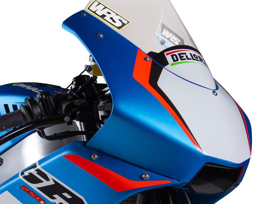 Frontal de una moto OhvaleGP7