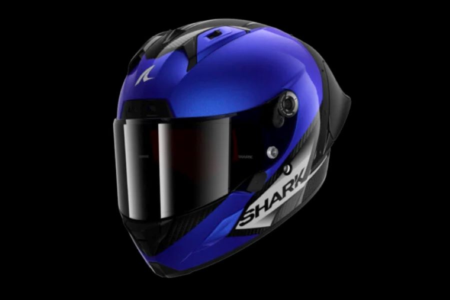 Casco Shark premium con visera Irid