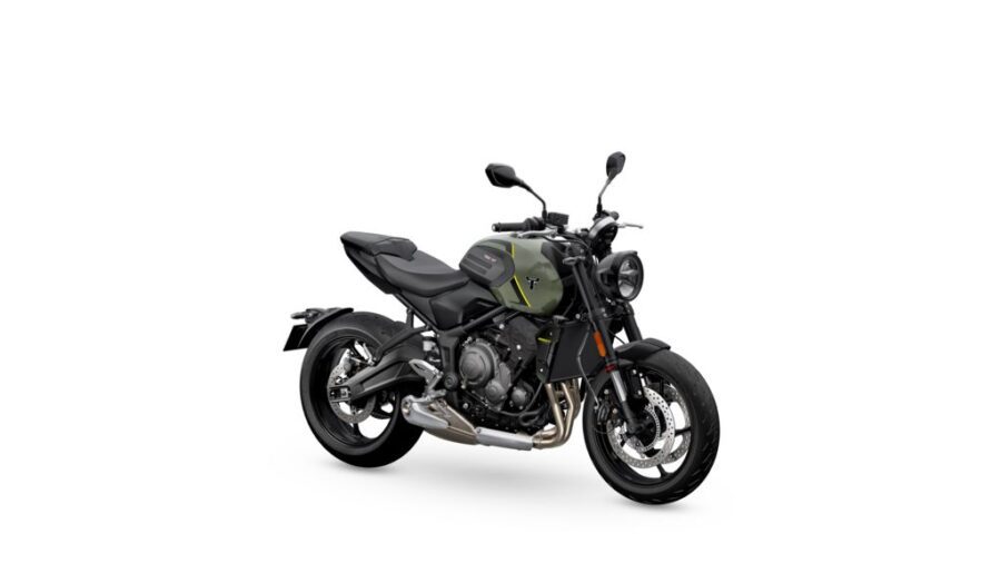 La Trident 660 crece: más motor, chasis y tecnología avanzada La versión en color verde de la Trident 660 2026