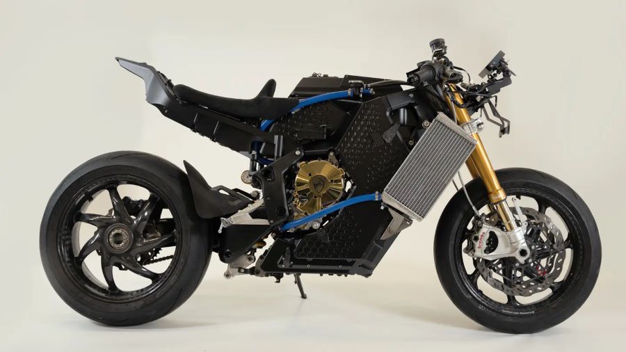 Damon: entre la promesa eléctrica y la incertidumbre industrial Carrocería de una moto Damor Hypersport sin los plásticos exteriores