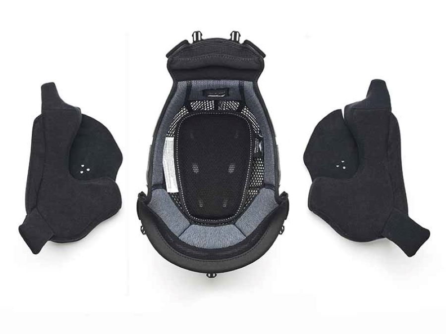 Nolan pone el foco en el interior del casco estructura interior de un casco Nolan N-Series