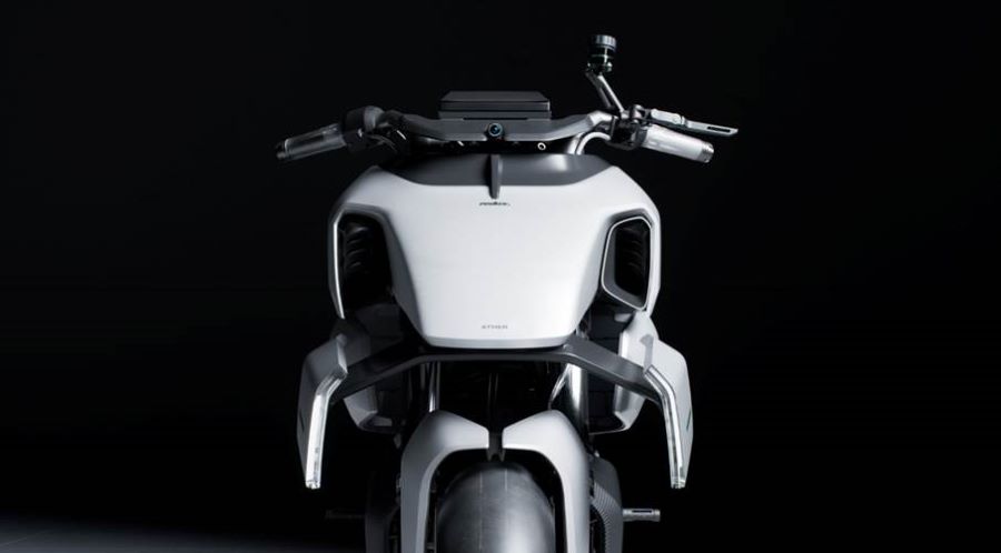 Frontal del scooter conceptual Ather Redux