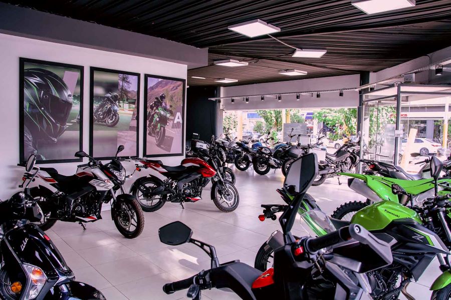 Un local de ventas de motos en Argentina