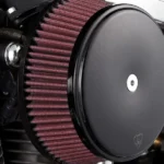 Primer plano de un filtro de moto