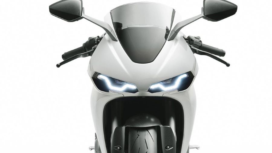 frontal de una superbike británica Norton Manx R 