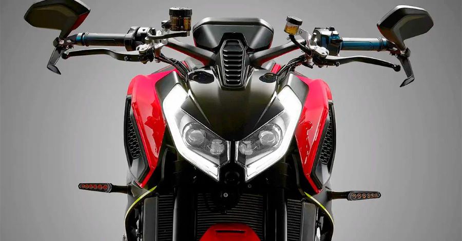 frontal de una moto QJMotor SRK 1051