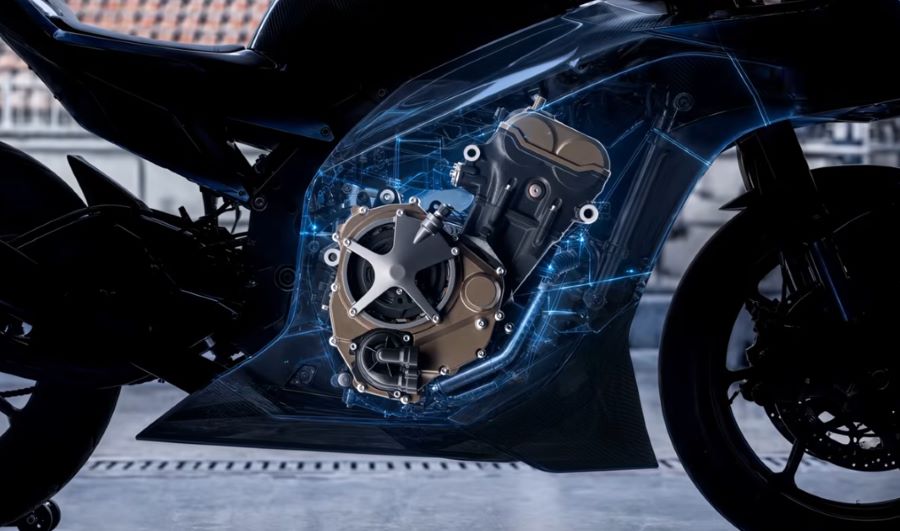 Render del motor cp2 que utilizaría la Yamaha Moto3