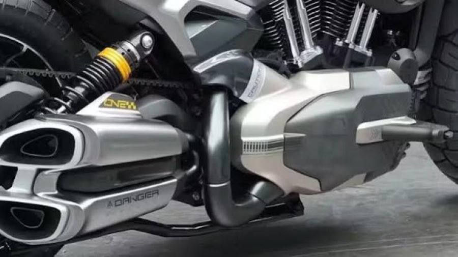 Vista parcial del motor de l concept SWM Bumblebee