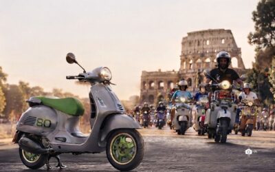 Vespa cumplió 80 años: la edición especial que emocionó a Roma
