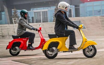 Retrokit convierte cualquier Vespa en eléctrica